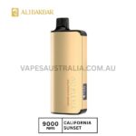 alibarbar ingot 9000 puffs california sunset