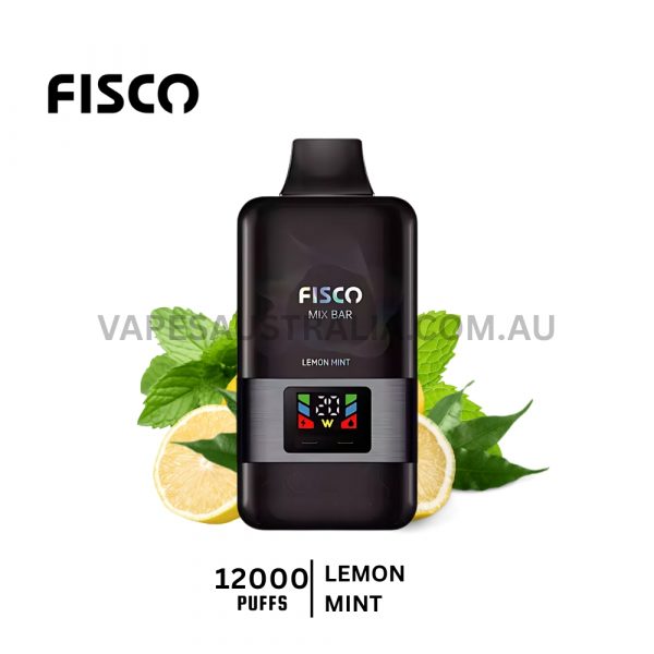 fisco mix bar 12000 puffs lemon mint fisco mix bar 12000 puffs lemon mint