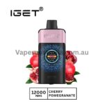 iget one 12000 puffs cherry pomegranate
