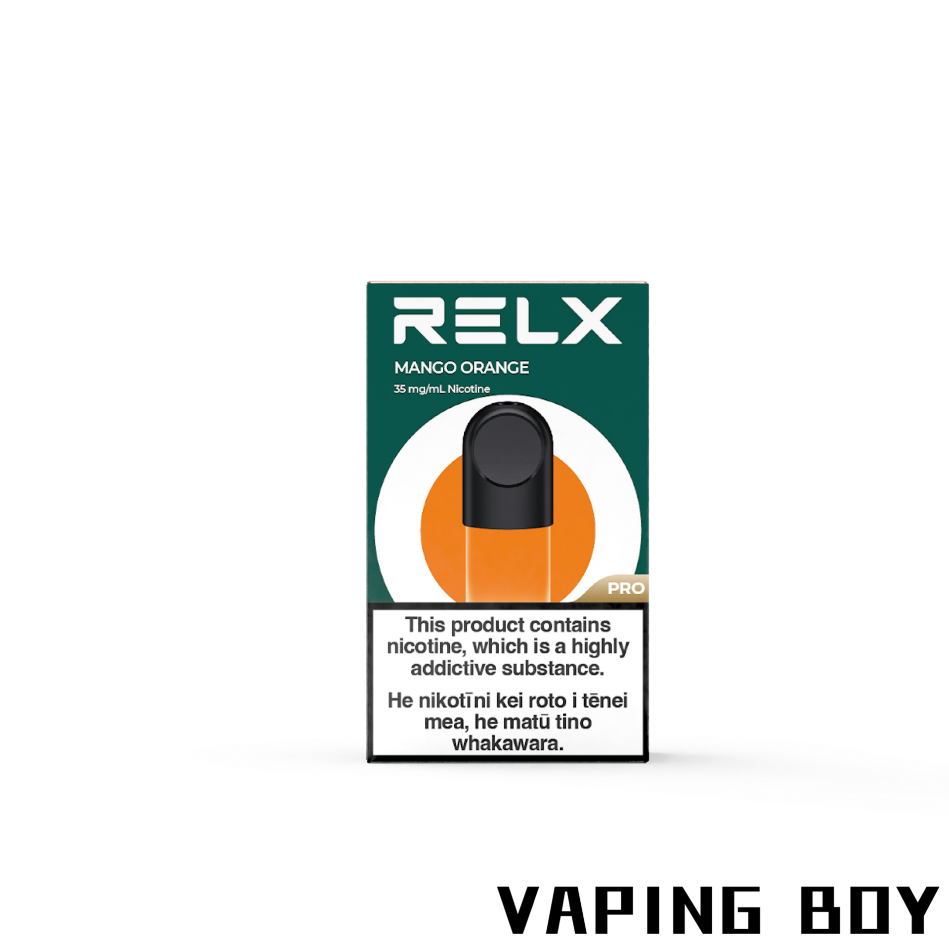 relx infinity pod mango orange
