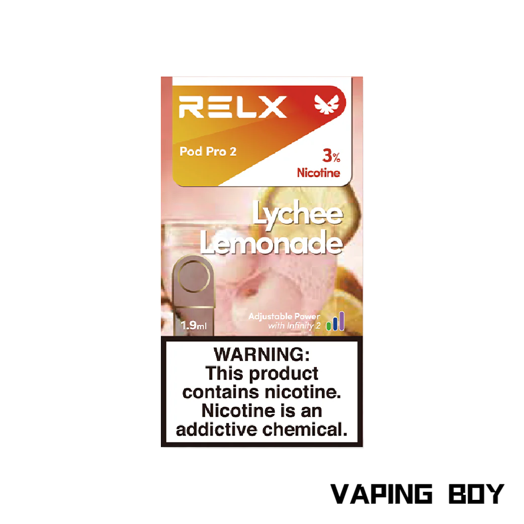 relx infinity pod lychee lemonade