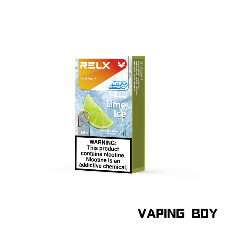 relx infinity pod lime ice
