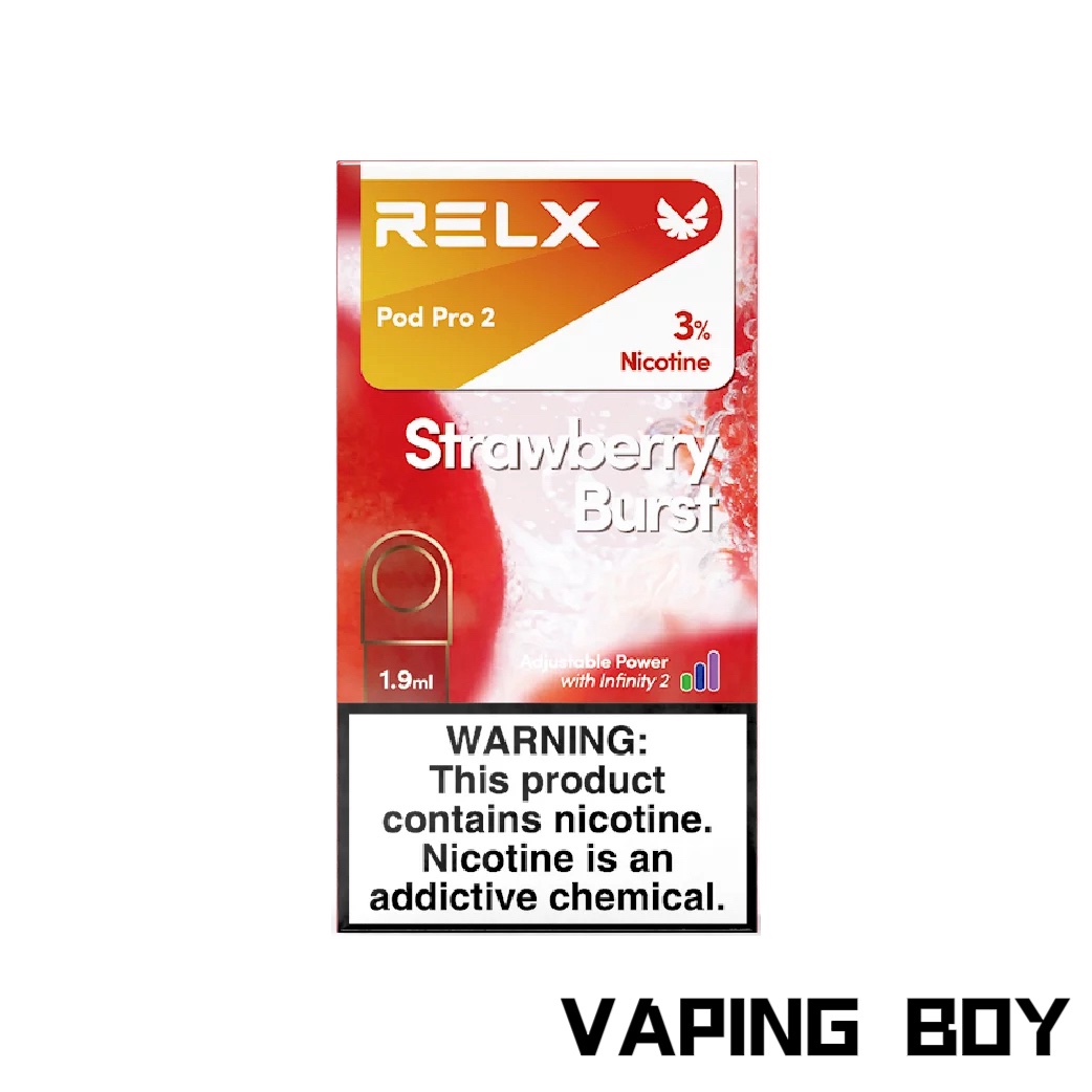 relx infinity pod strawberry burst