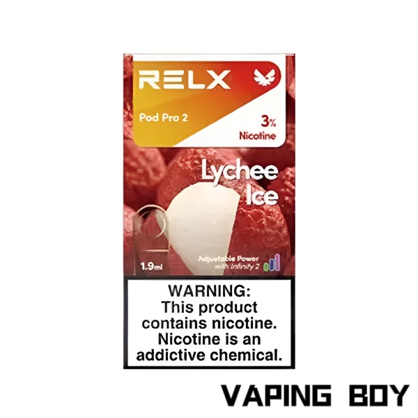 relx infinity pod lychee ice