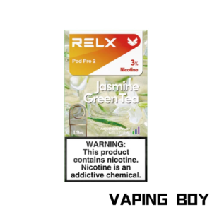 relx infinity pod jasmine green tea