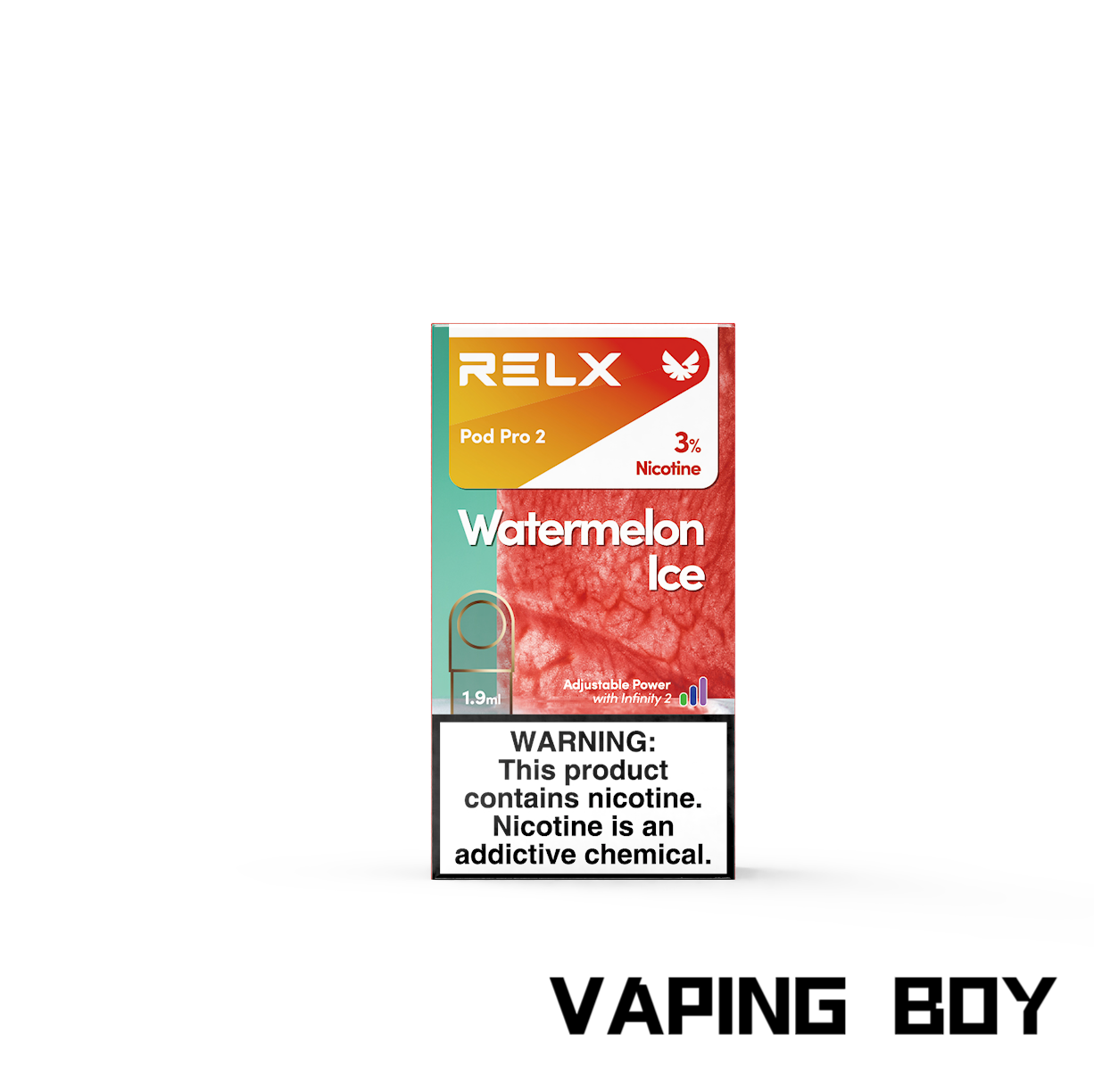 relx infinity pod watermelon ice(fresh red)